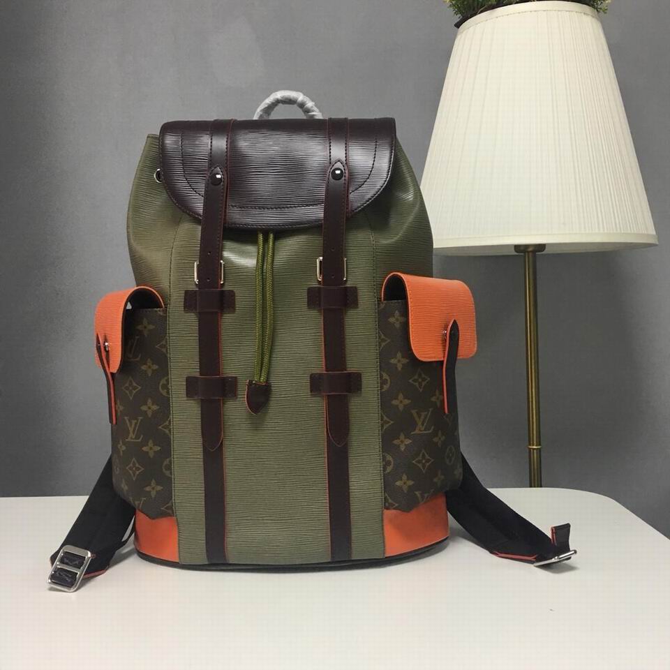 Wholesale Cheap AAA Louis Vuitton Leather Backpack for sale