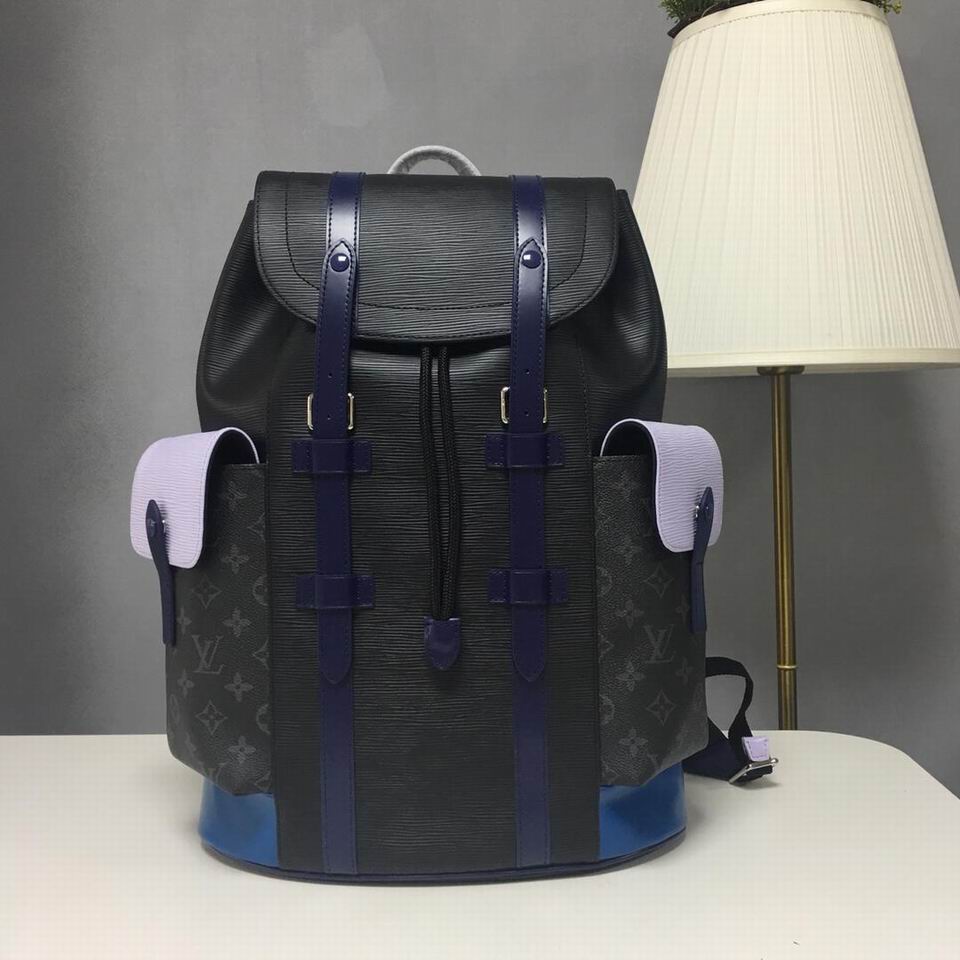 Wholesale Cheap AAA Louis Vuitton Leather Backpack for sale