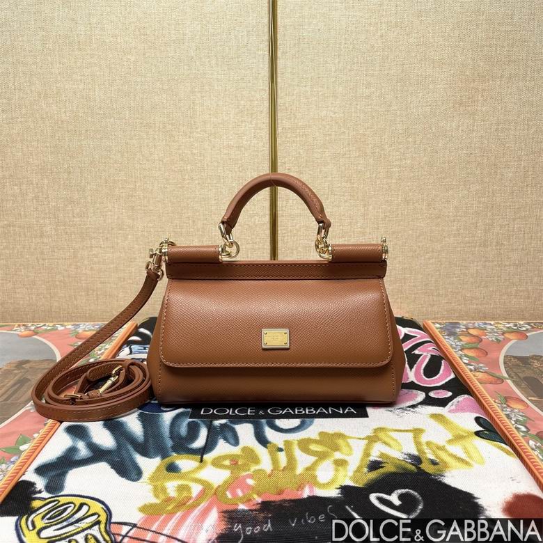 Wholesale Cheap Aaa quality Replica D.olce Gabbana Sicily Leather Tote Shoulder Bags for Sale