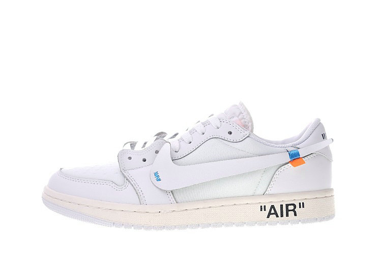 Off-White X Nike Air Jordan Retro 1 Low Basketball Shoes-014