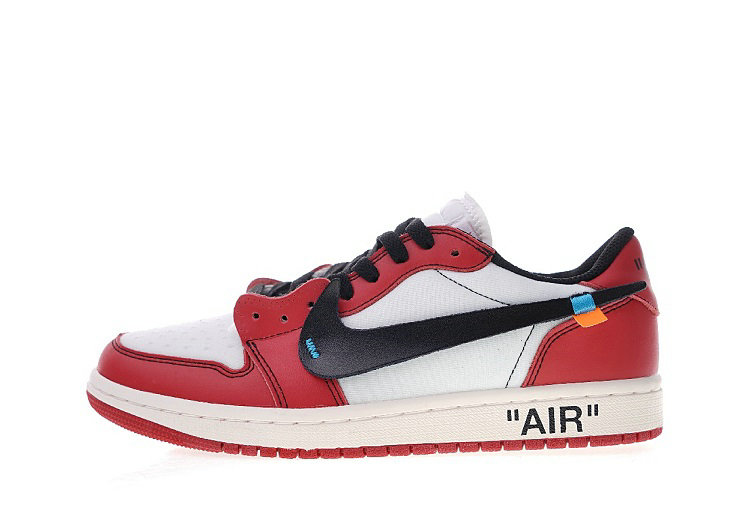 Off-White X Nike Air Jordan Retro 1 Low Basketball Shoes-015