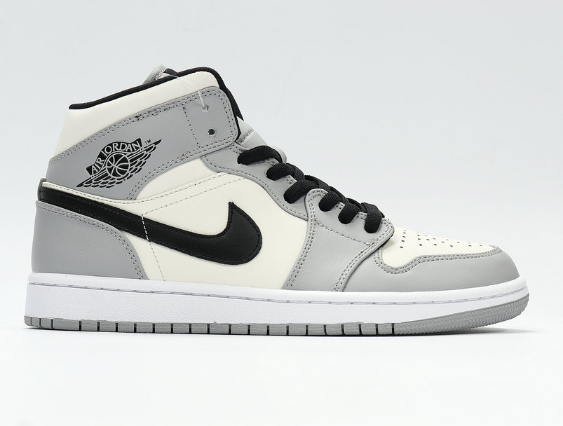 Air Jordan 1 Mid Light Smoke Grey 554724-092