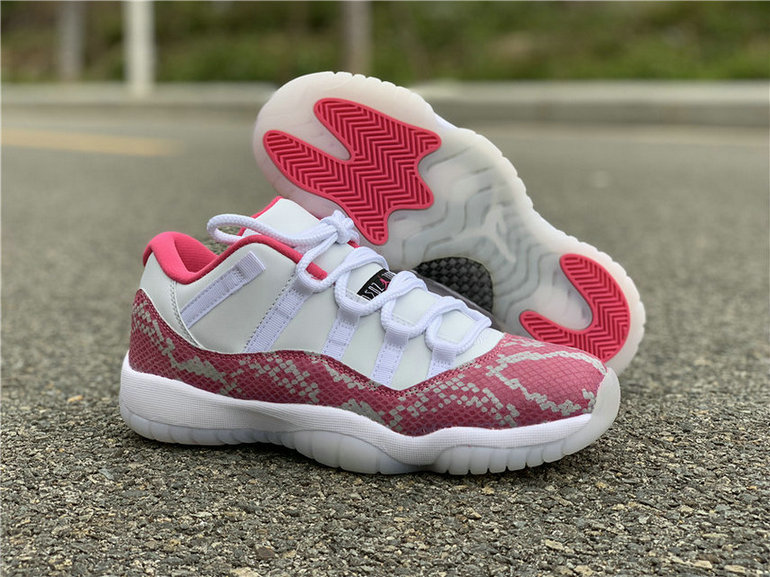 Air Jordan 11 Low WMNS  “Pink Snakeskin” AH7860-106