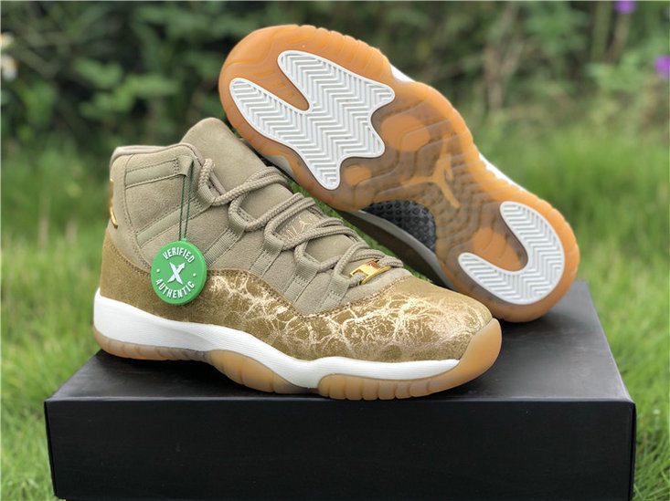 Nike WMNS Air Jordan 11 Retro Olive Lux - AR0715-200