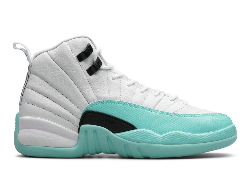 Air Jordan 12 Light Aqua Basketball Shoes