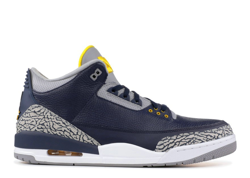 Air Jordan 3 Retro Michigan Pe