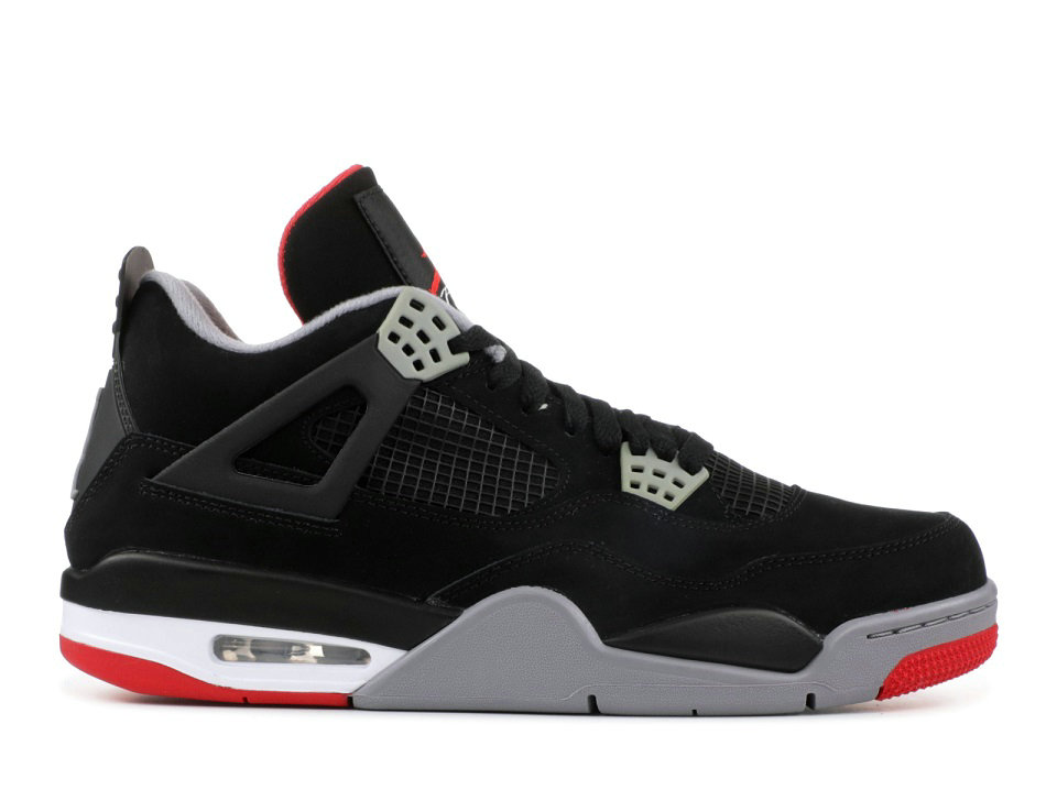 Air Jordan 4 Bred Black/Cement