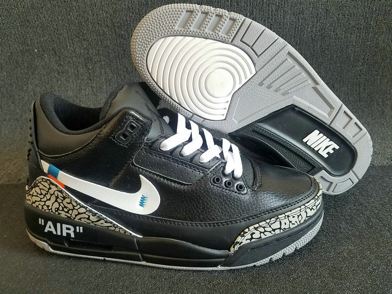 Off-White X Air Jordan 3 Black