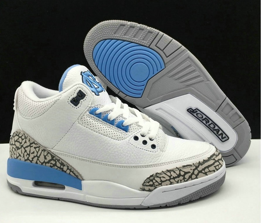 Wholesale Air jordan 3 Retro UNC-022