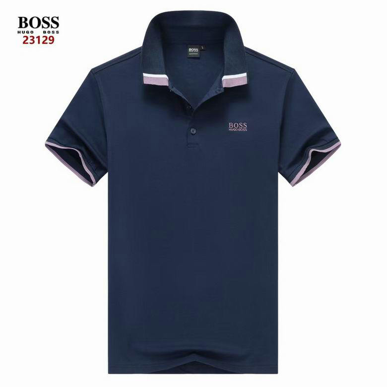 Wholesale Cheap Boss Short Sleeve Lapel T Shirts for Sale