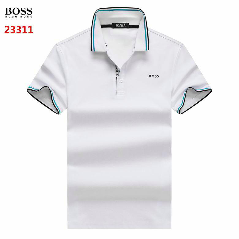 Wholesale Cheap Boss Short Sleeve Lapel T Shirts for Sale