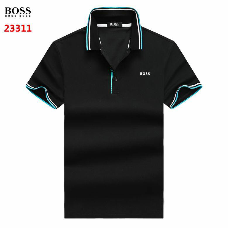 Wholesale Cheap Boss Short Sleeve Lapel T Shirts for Sale