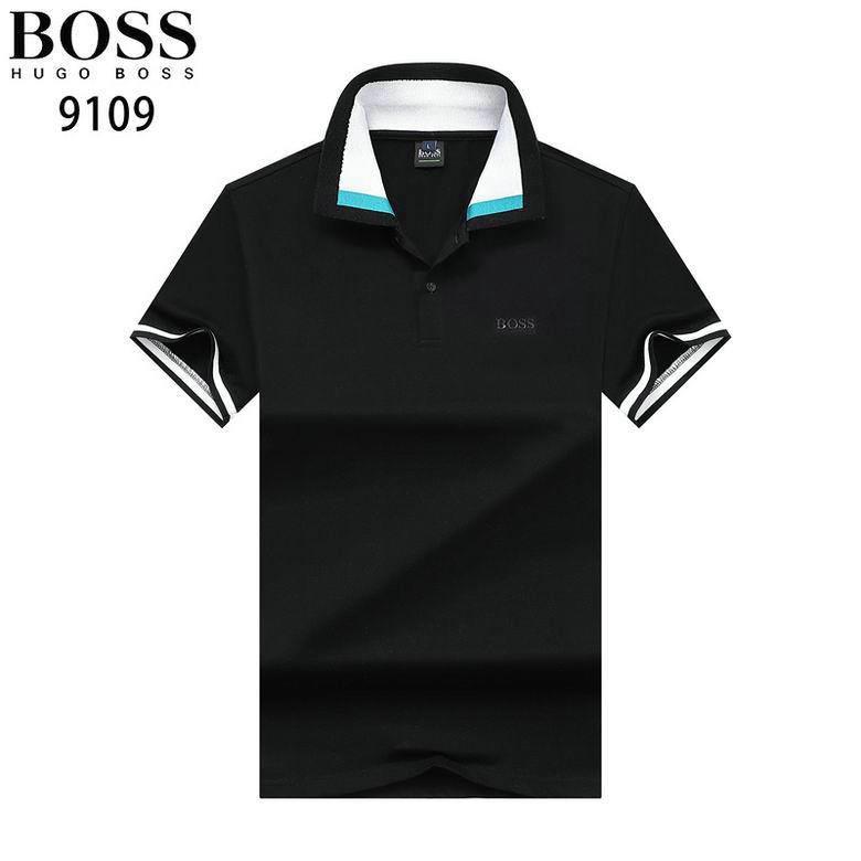 Wholesale Cheap Boss Short Sleeve Lapel T Shirts for Sale