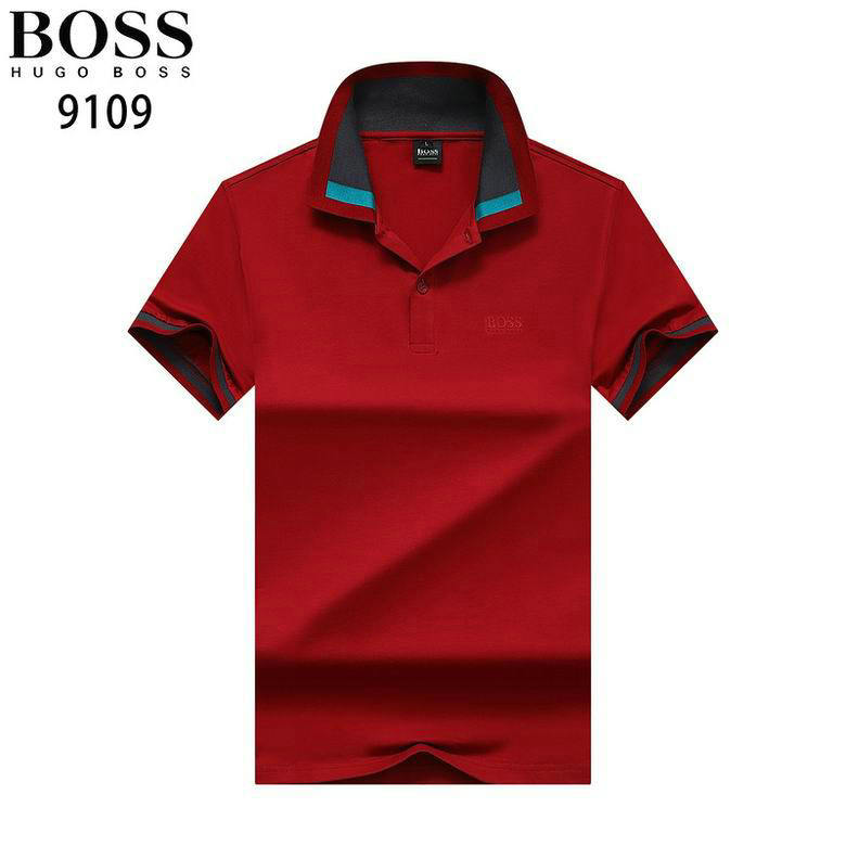 Wholesale Cheap Boss Short Sleeve Lapel T Shirts for Sale