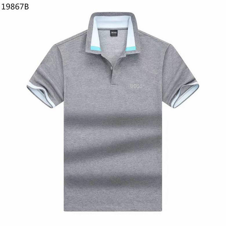 Wholesale Cheap Boss Sleeve Lapel T Shirts Replica for Sale