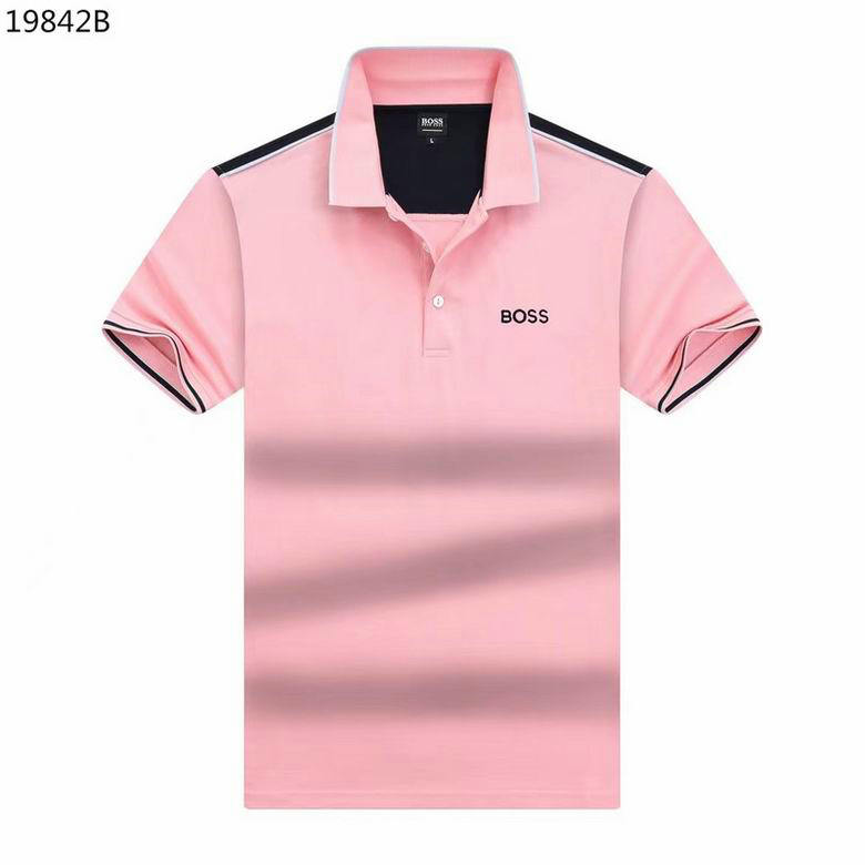 Wholesale Cheap Boss Sleeve Lapel T Shirts Replica for Sale