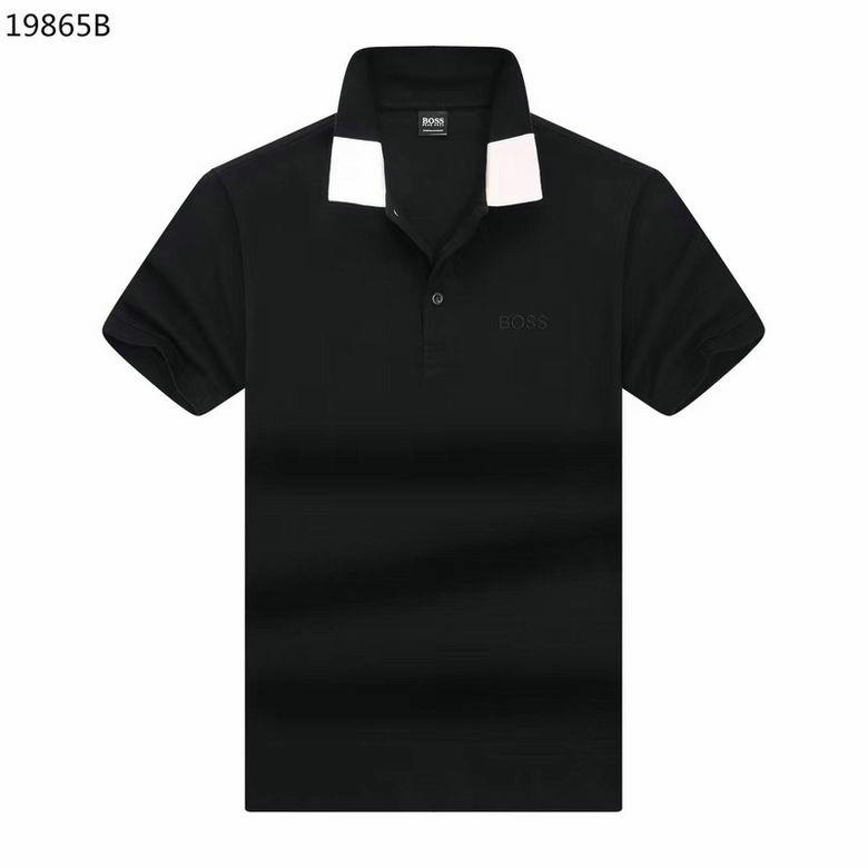 Wholesale Cheap Boss Sleeve Lapel T Shirts Replica for Sale