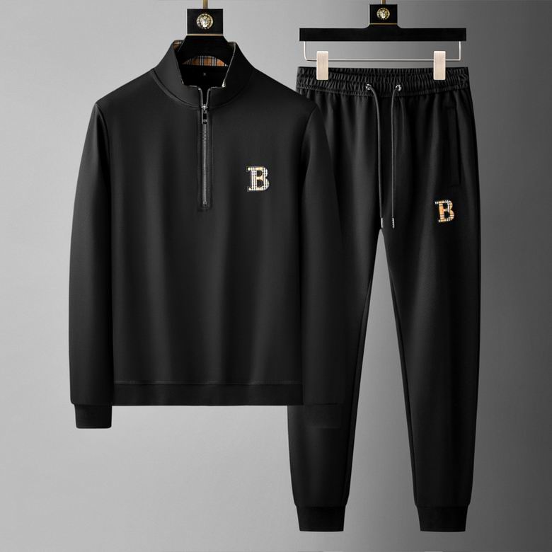 Wholesale Cheap B urberry Long Sleeve Replica Tracksuits for Sale