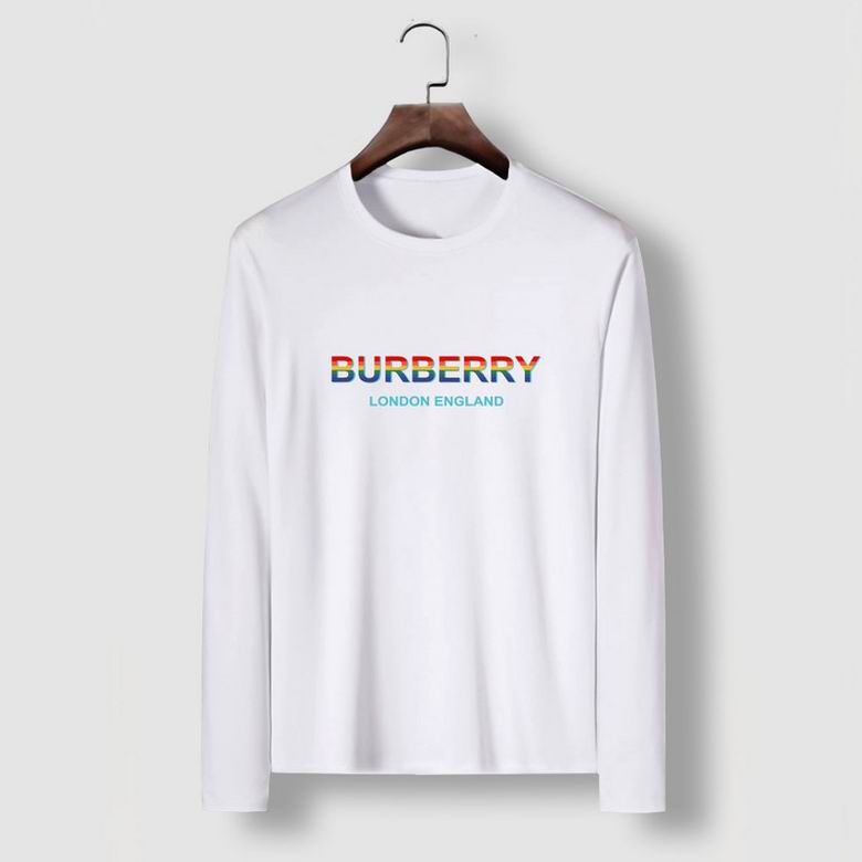 Wholesale Cheap B urberry Long Round Collar T Shirts for Sale