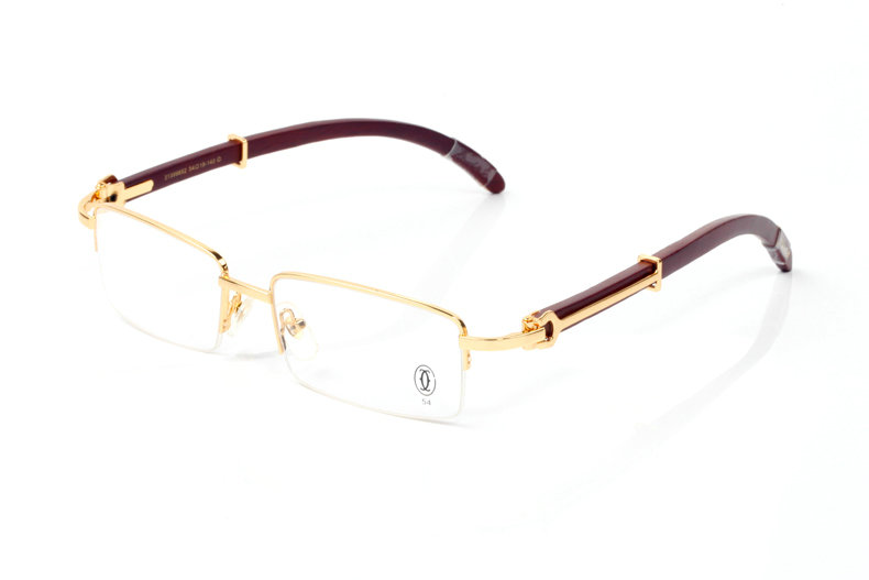 Wholesale Cheap Cartier Wooden Glasses Frames for sale