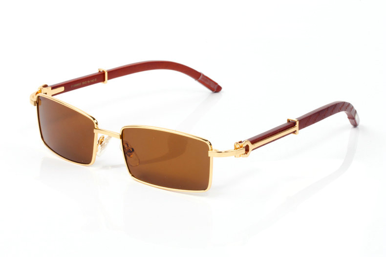 Wholesale Cheap Cartier Wooden Glasses Frames for sale