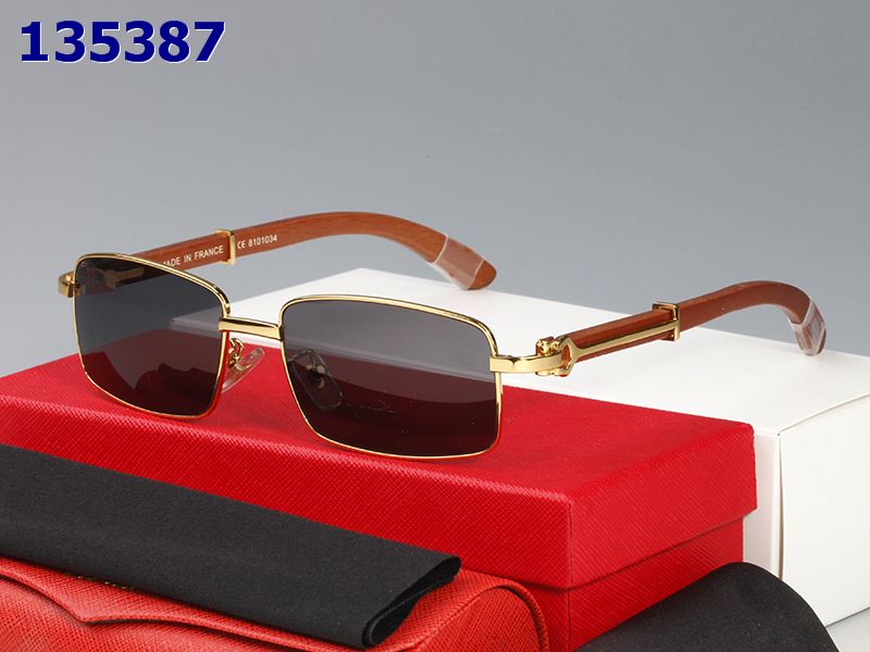 Wholesale Cheap Cartier Glasses Wood Frames for sale