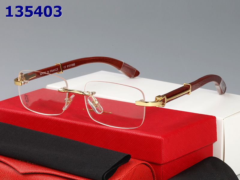 Wholesale Cheap Cartier Glasses Wood Frames for sale