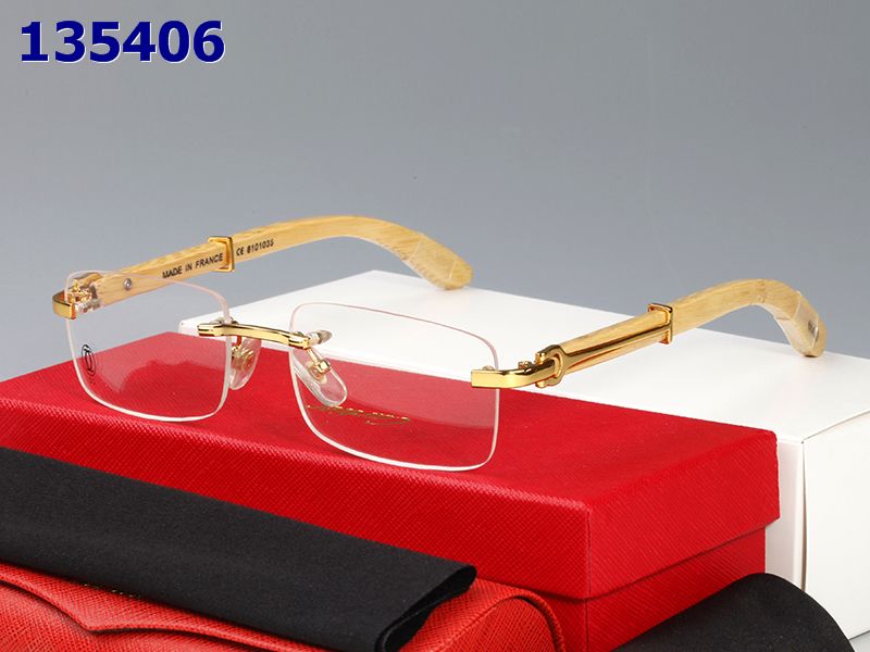 Wholesale Cheap Cartier Glasses Wood Frames for sale