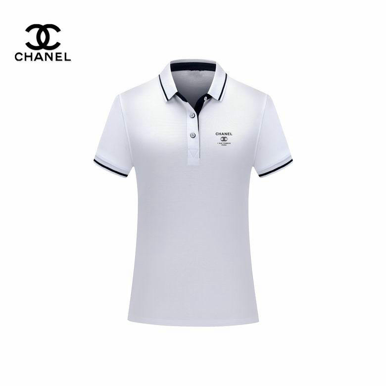 Wholesale Cheap C hanel Short Sleeve Lapel T Shirts for Sale