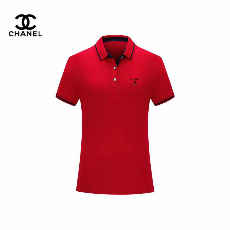 Wholesale Cheap C hanel Short Sleeve Lapel T Shirts for Sale