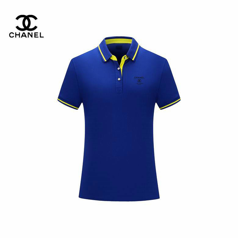 Wholesale Cheap C hanel Short Sleeve Lapel T Shirts for Sale