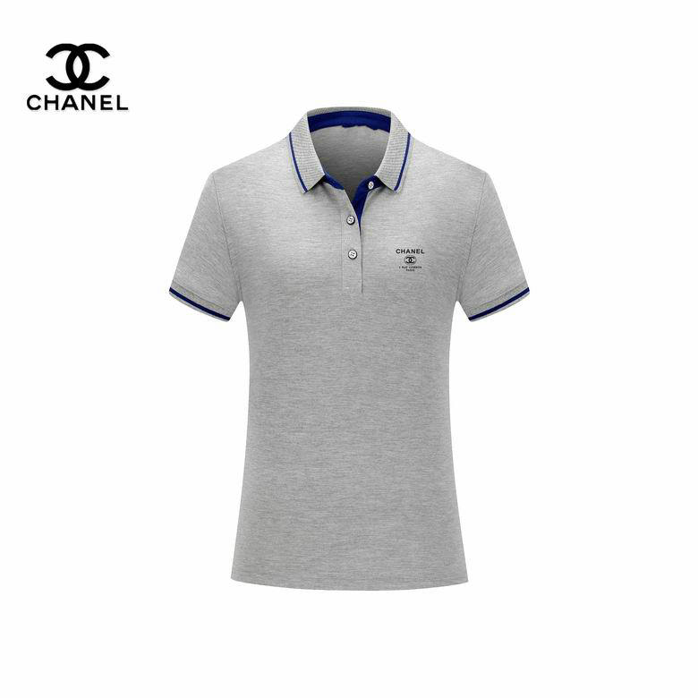 Wholesale Cheap C hanel Short Sleeve Lapel T Shirts for Sale