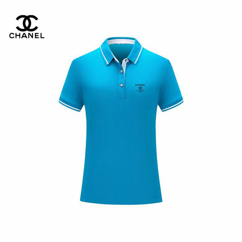 Wholesale Cheap C hanel Short Sleeve Lapel T Shirts for Sale