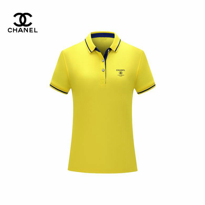 Wholesale Cheap C hanel Short Sleeve Lapel T Shirts for Sale