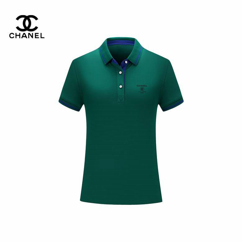 Wholesale Cheap C hanel Short Sleeve Lapel T Shirts for Sale