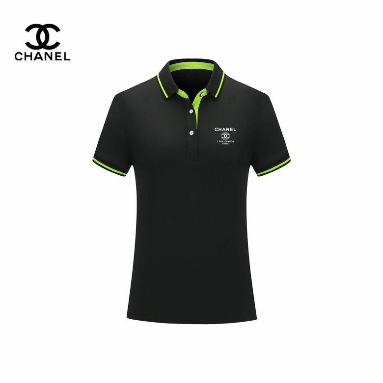 Wholesale Cheap C hanel Short Sleeve Lapel T Shirts for Sale