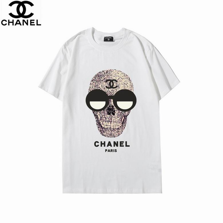 Wholesale Cheap C hanel Short Sleeve Replica T Shirts for Sale