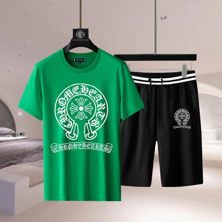 Wholesale Cheap Chrome Hearts Short Sleeve Replica Tracksuits for Sale