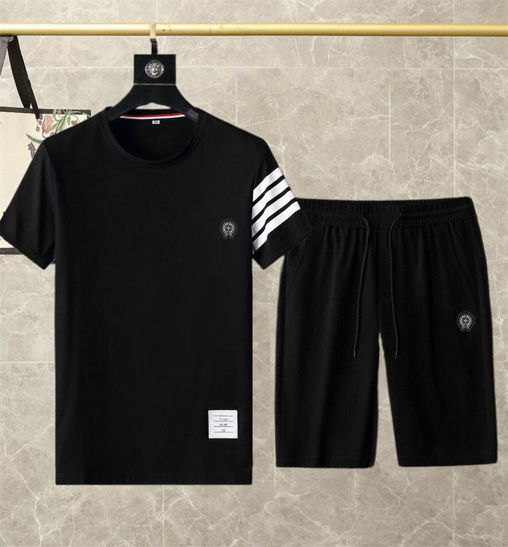 Wholesale Cheap Chrome Hearts Short Sleeve Replica Tracksuits for Sale