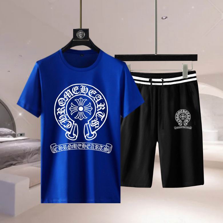 Wholesale Cheap Chrome Hearts Short Sleeve Replica Tracksuits for Sale