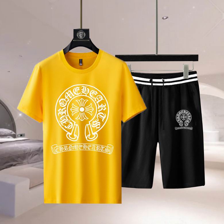 Wholesale Cheap Chrome Hearts Short Sleeve Replica Tracksuits for Sale