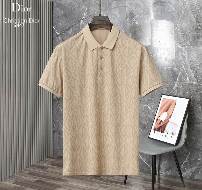 Wholesale Cheap D.ior Short Sleeve Lapel T shirts for Sale