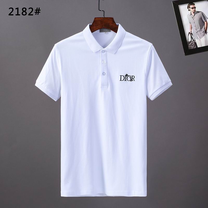 Wholesale Cheap D.ior  Short Sleeve Lapel T Shirts for Sale