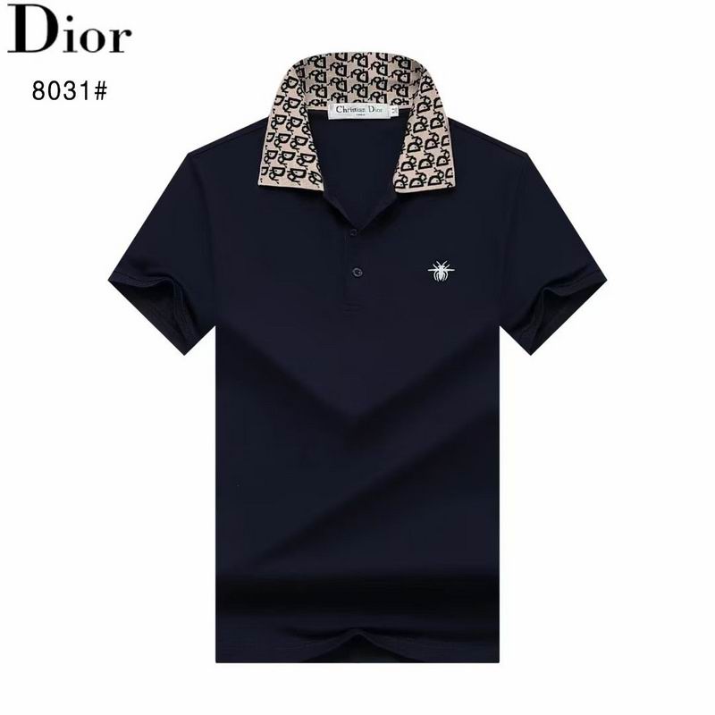 Wholesale Cheap D.ior  Short Sleeve Lapel T Shirts for Sale