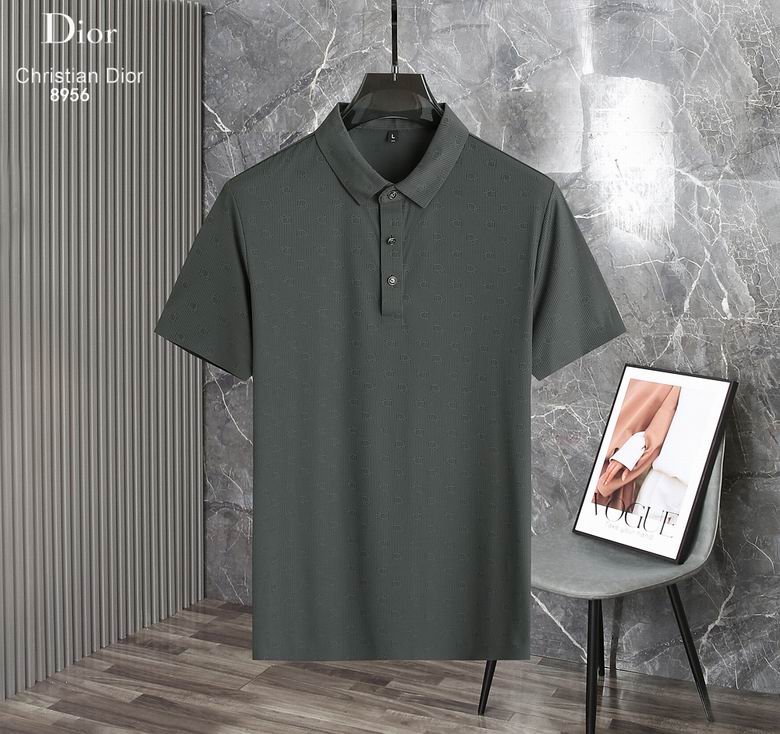 Wholesale Cheap D.ior Short Sleeve Lapel T shirts for Sale