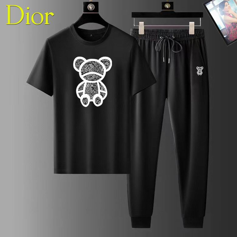 Wholesale Cheap D.ior Short Sleeve Replica Tracksuits for Sale