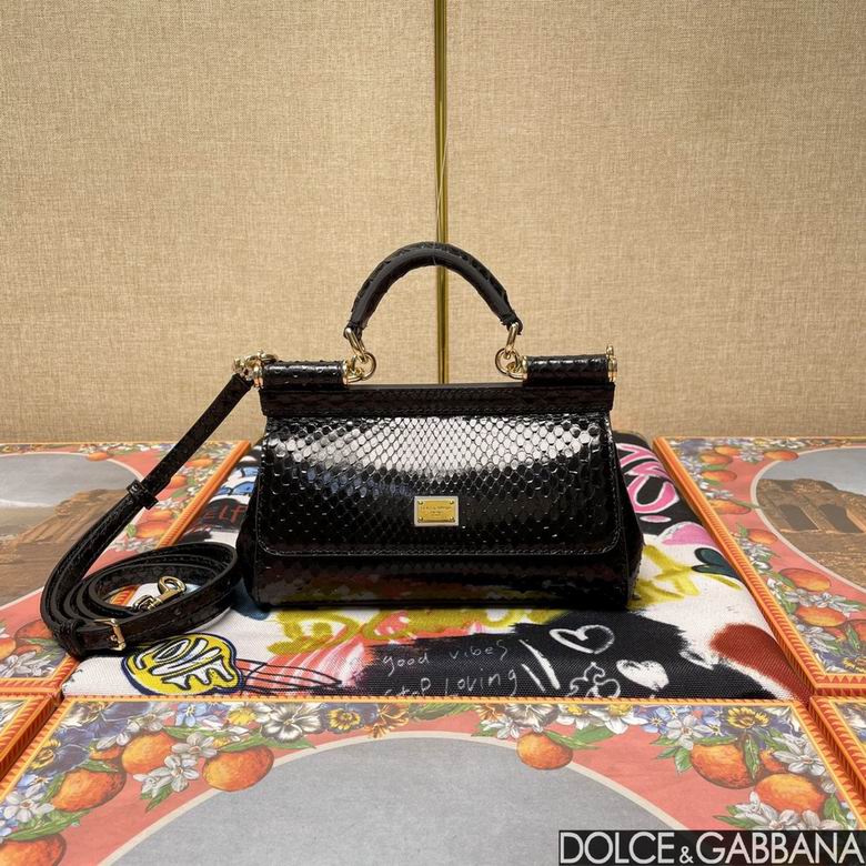 Wholesale Cheap Aaa quality Replica D.olce Gabbana Sicily Leather Tote Shoulder Bags for Sale