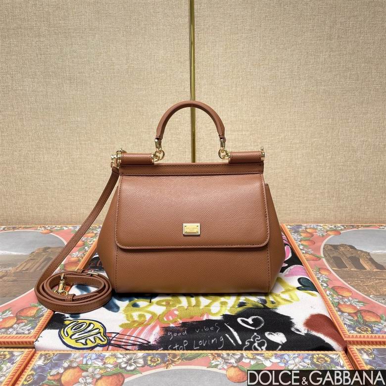 Wholesale Cheap Aaa quality Replica D.olce Gabbana Sicily Leather Tote Shoulder Bags for Sale