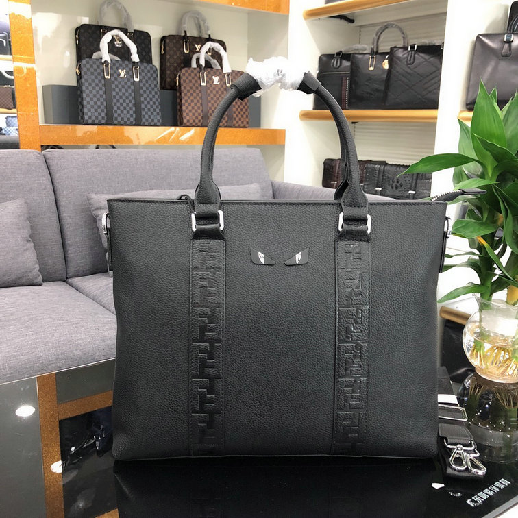 Wholesale Cheap Fendi Mens Leather Briefcase For Sale