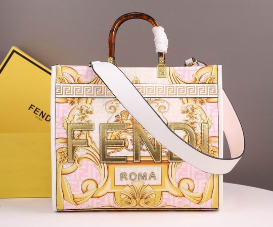 Wholesale Cheap Aaa quality F.endi x versace Sunshine Tote & Shoulder Replica Bags for Sale